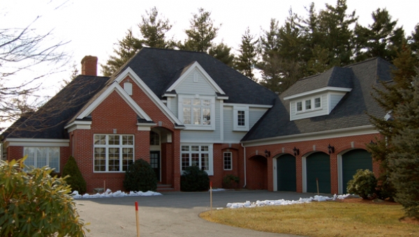 Brick front homes
